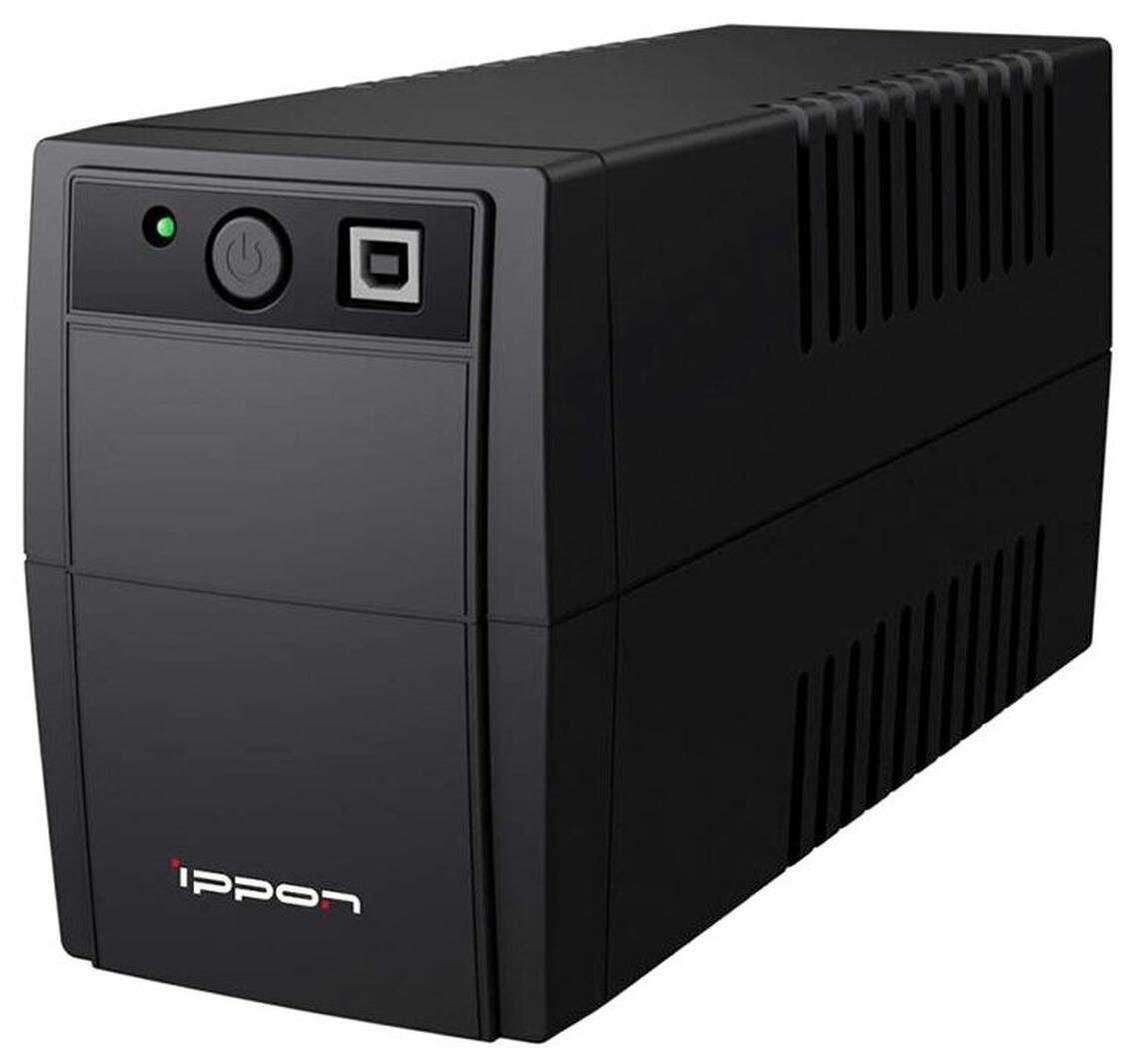 Интерактивный ИБП IPPON Back Basic 650 Euro черный 360 Вт