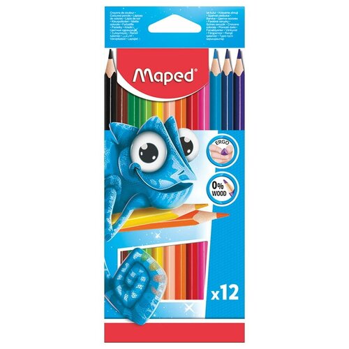 Maped Цветные карандаши Pulse 12 цветов (862252), 12 шт.