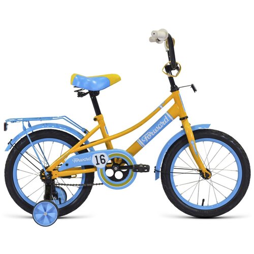 Велосипед 16' Forward Azure 20-21 г, Желтый/Голубой/1BKW1K1C1028