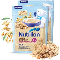 Каша Nutrilon (Nutricia) безмолочная овсяная, с 5 месяцев, 180 г