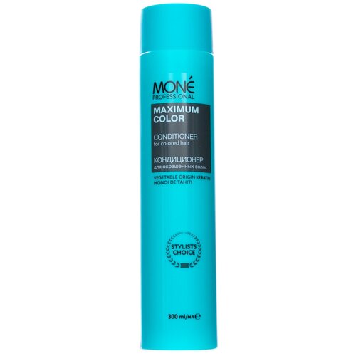 Mone Professional кондиционер Maximum Color для окрашенных волос, 300 мл шампунь для окрашенных волос mone professional maximum color shampoo 300 мл