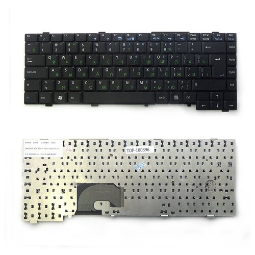 Клавиатура для ноутбука Asus L4 L4R L4000 Series Г-образный Enter Черная без рамки 3000190115 04-N8G1KRUS1 100000₽