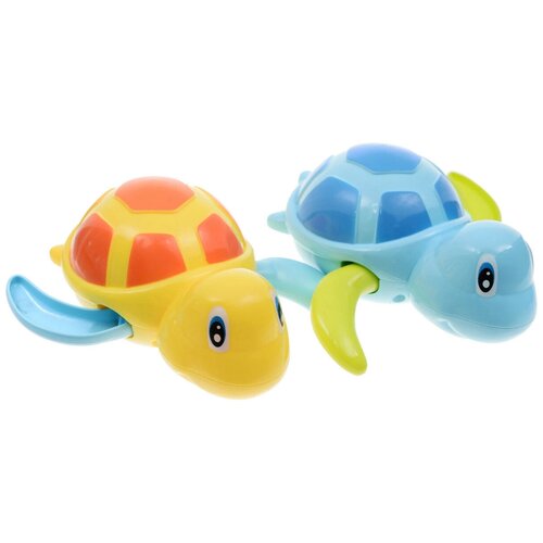 фото Набор для ванной happy baby swimming turtles (331843) желтый/голубой