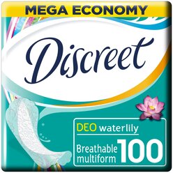 Discreet прокладки ежедневные Deo Water Lily Multiform, 100 шт.