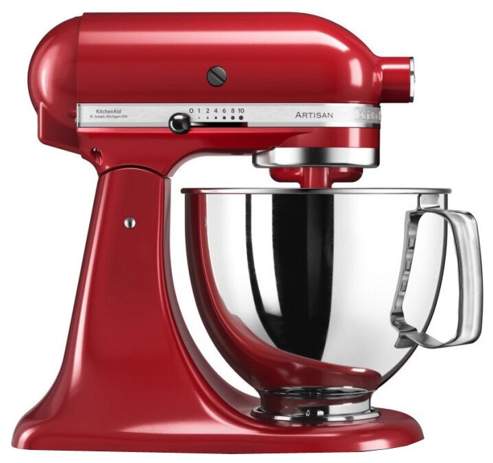 Миксер планетарный KitchenAid ARTISAN 5KSM125EER 4,8л. Красный