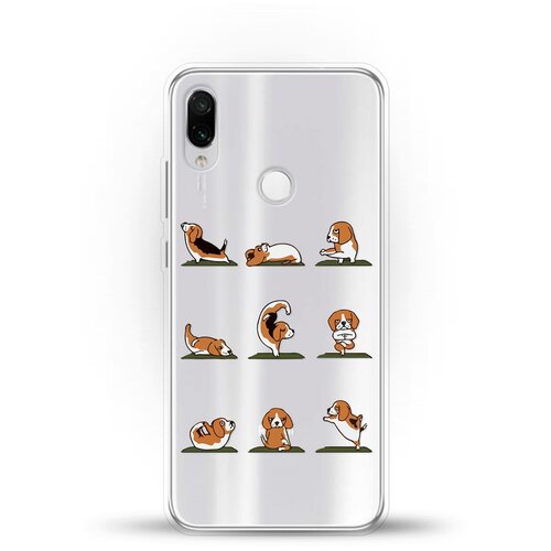 фото Силиконовый чехол зарядка от биглей на xiaomi redmi note 7 andy & paul
