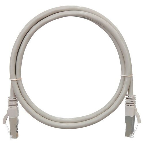Nikomax Коммутационный шнур F/utp 4 пары, серый, 0,3м Nmc-pc4sd55b-003-c-gy .