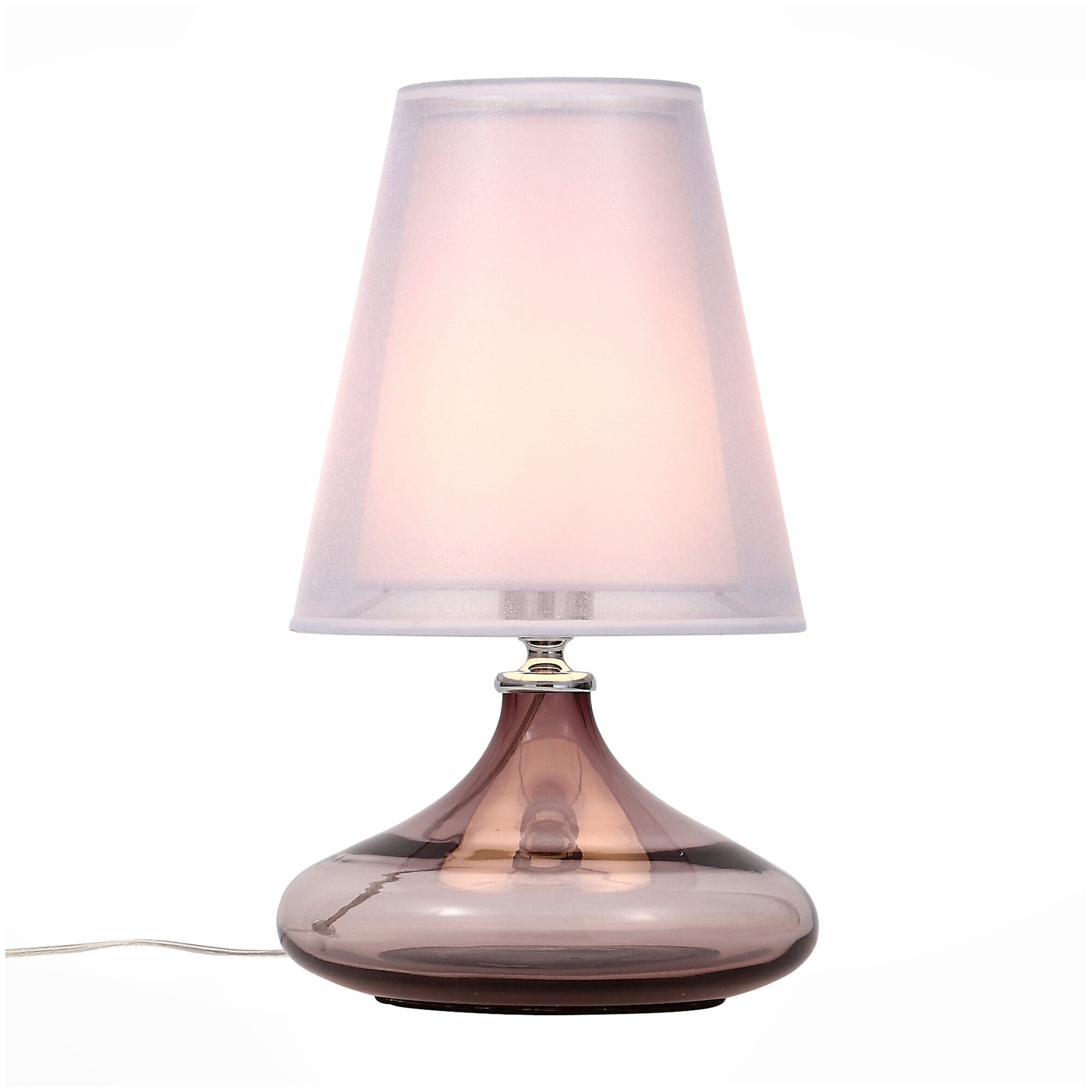 Лампа декоративная ST Luce Ampolla SL974.604.01, E27, 60 Вт, цвет арматуры: розовый, цвет плафона/абажура: розовый