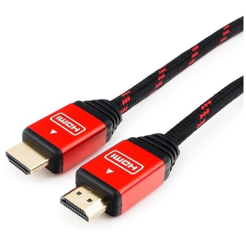 Cablexpert Gold HDMI - HDMI (CC-G-HDMI02), 1 м, черный/красный