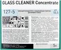 Средство для мытья стекол и зеркал Pro-Brite с нашатырным спиртом 5 л, GLASS CLEANER, концентрат (127-5)