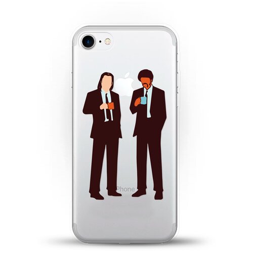 фото Силиконовый чехол винсент и джулс на apple iphone 7 andy & paul