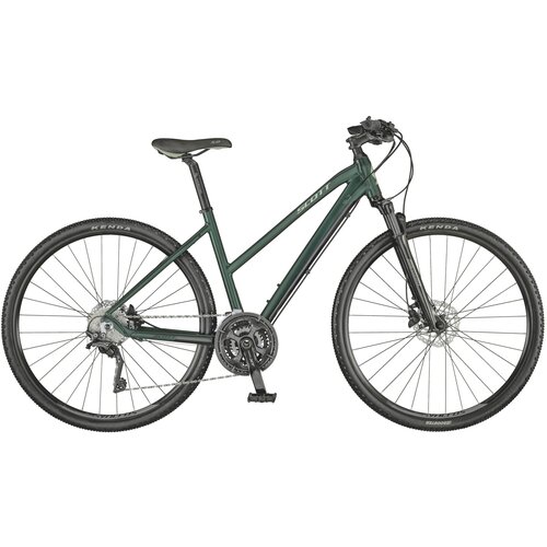 Городской велосипед SCOTT Sub Cross 10 Lady 2021 Зеленый XL
