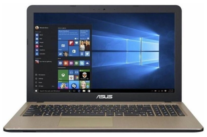 15.6" Ноутбук ASUS VivoBook 15 D540NV-GQ065T 1366x768, Intel Pentium N4200 1.1 ГГц, RAM 4 ГБ, LPDDR3, HDD 500 ГБ, NVIDIA GeForce 920M, Windows 10 Home, 90NB0HM1-M01160, черный