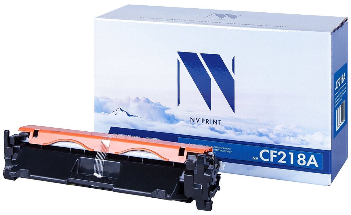 Картридж NV Print NV-CF218A, черный, 1400 страниц, совместимый для LaserJet Pro M104a/M104w/M132a/M132fn/M132fw/M132nw