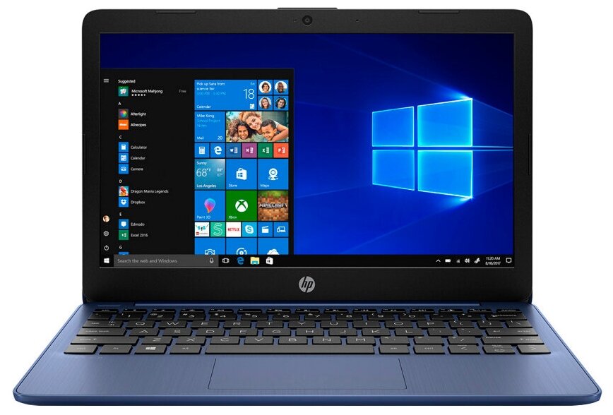 Ноутбук HP Stream 11-aj0001ur (8PJ71EA) (Cel N4000/4Gb/64Gb SSD/noDVD/VGA int/11.6