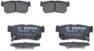 Дисковые тормозные колодки задние Bosch 0986494237 для SsangYong (4 шт.)