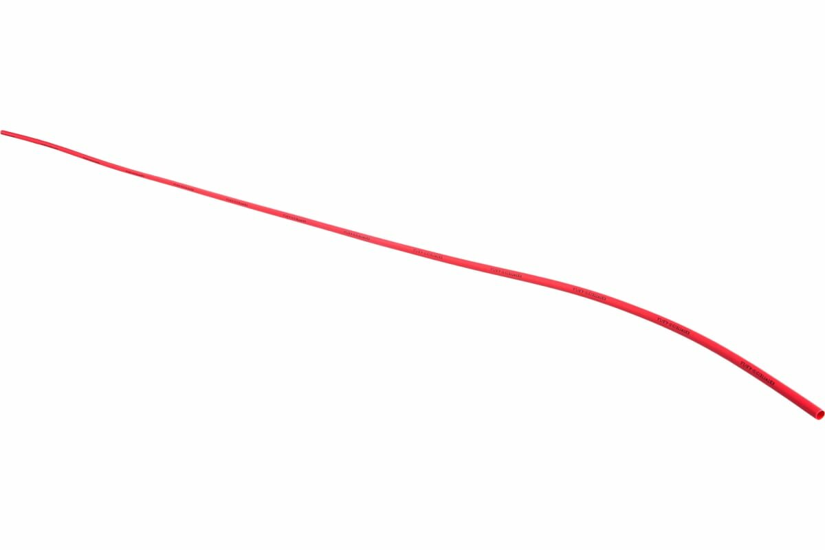 Термоусадочные красные клеевые трубки 3:1 с подавлением горения ТТК(3:1)-48/16 (красная) (КВТ) (10  в упаковке)