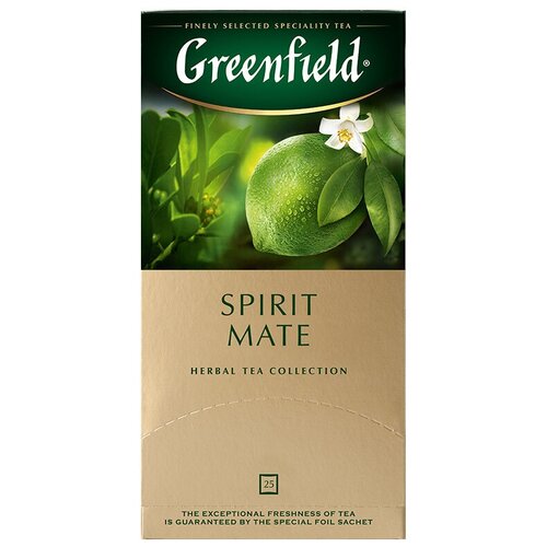 Чай Greenfield Spirit Mate травяной, 25пак/уп., 3 уп.