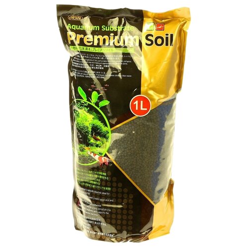 Грунт ISTA Aquarium Substrate Premium Soil 1.5-3.5 мм 1 л, 1.5-3.5 мм, 0.8 кг