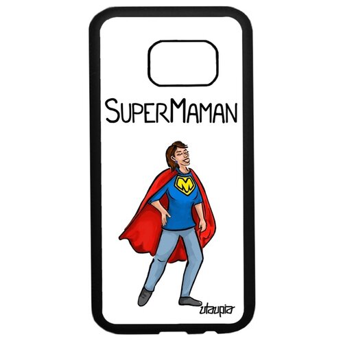 фото Чехол на samsung galaxy s7, "супермама" юмор веселый utaupia