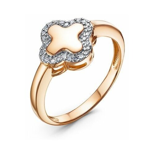 фото Золотое кольцо кюз del'ta dбр112134 с бриллиантом diamant-online