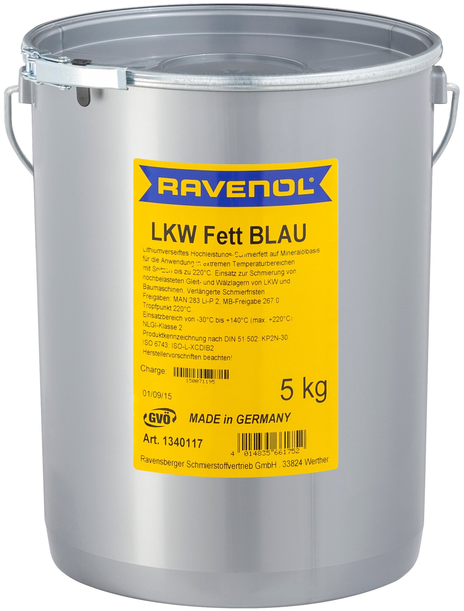  RAVENOL LKW Fett Blau ( 5)