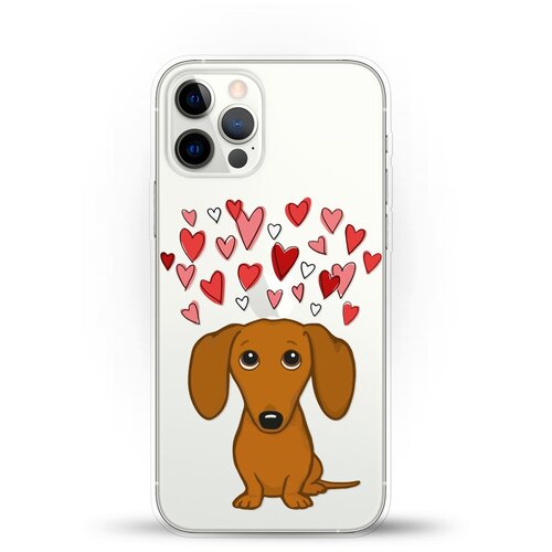 фото Силиконовый чехол любимая такса на apple iphone 12 pro max andy & paul