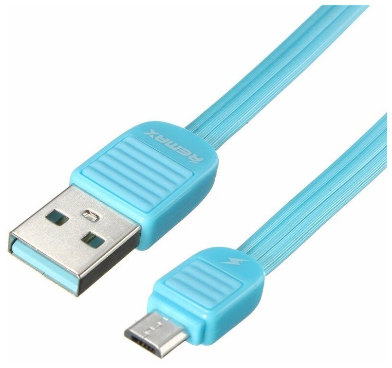 Дата-кабель USB 2.1A для micro USB Remax Puff RC-045m 1м Blue