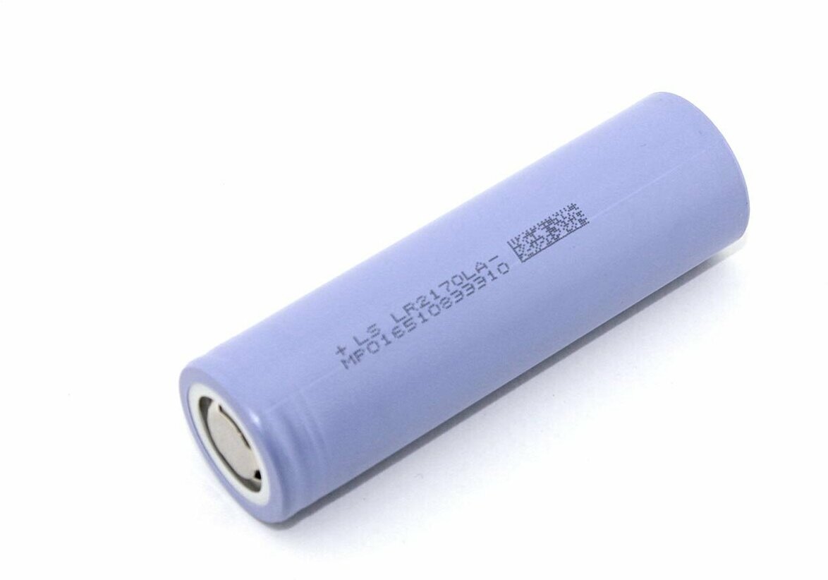 Аккумулятор типа 21700 Li-Ion Lishen LR2170LA -40A 4000mAh, 3.7V