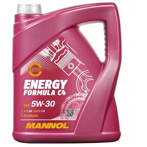 фото Синтетическое моторное масло mannol energy formula c4 5w-30 7917, 1 л