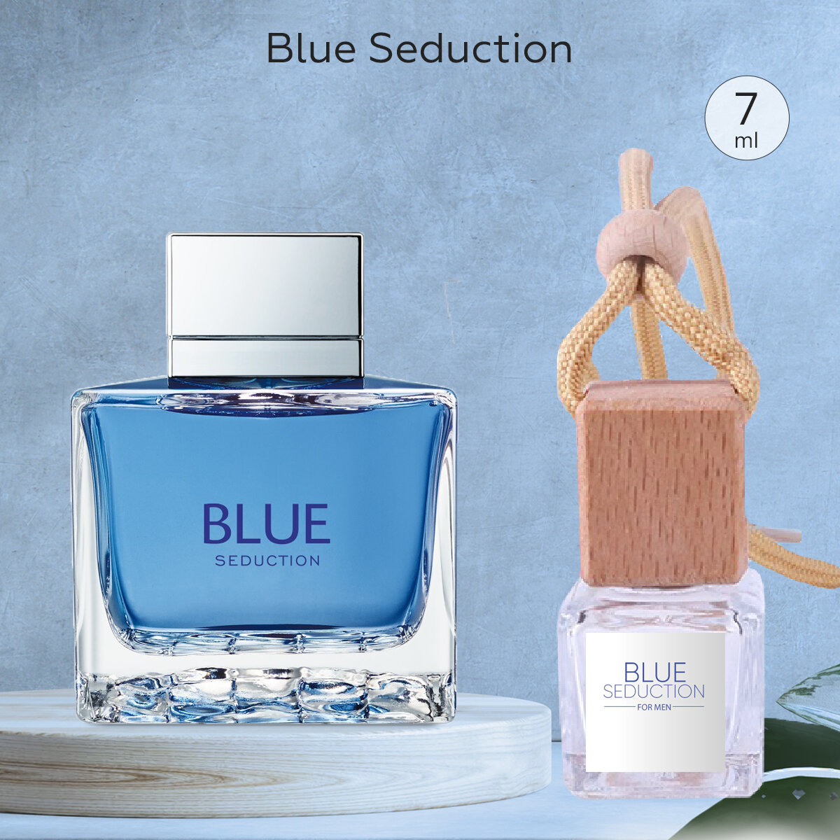 Gratus Parfum Blue Seduction Man Автопарфюм 7 мл / Ароматизатор для автомобиля и дома