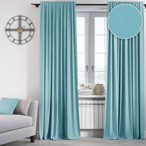 Комплект штор Гамма голубой