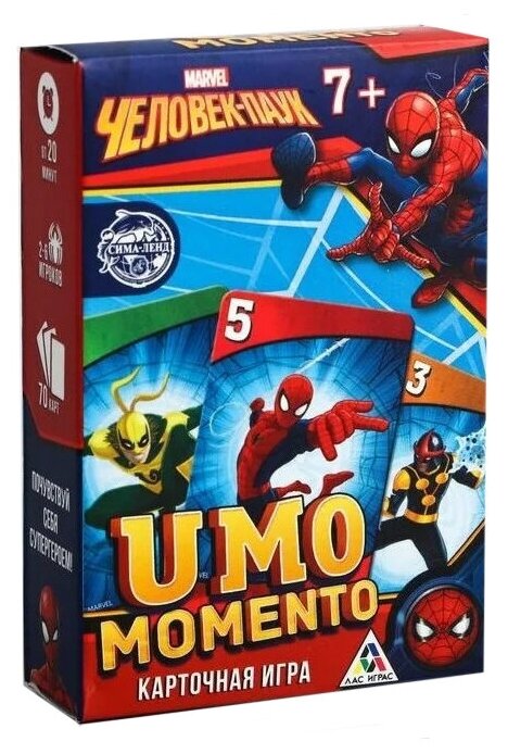 Настольная игра ЛАС ИГРАС UMO momento. Marvel, Человек-паук