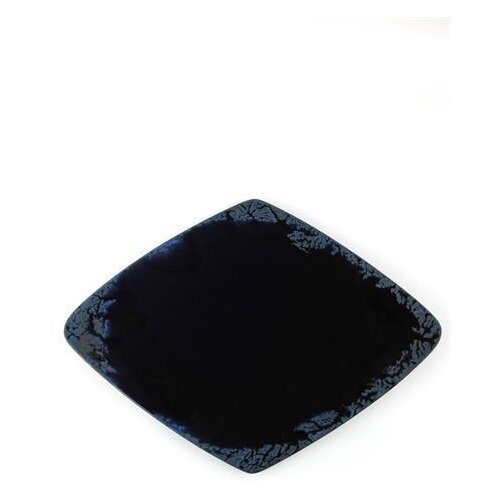 фото Тарелка ромб porland root blue por0775, 34 см