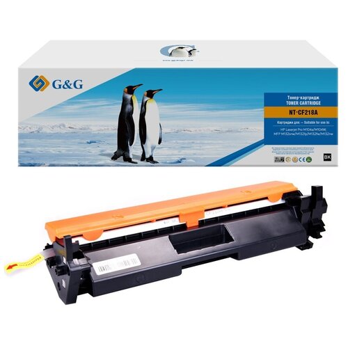 Картридж лазерный G&G NT-CF218A черный (1400стр.) для HP LJ Pro M104a/M104W/ MFP M132snw/M132fp/M132fw/M132nw