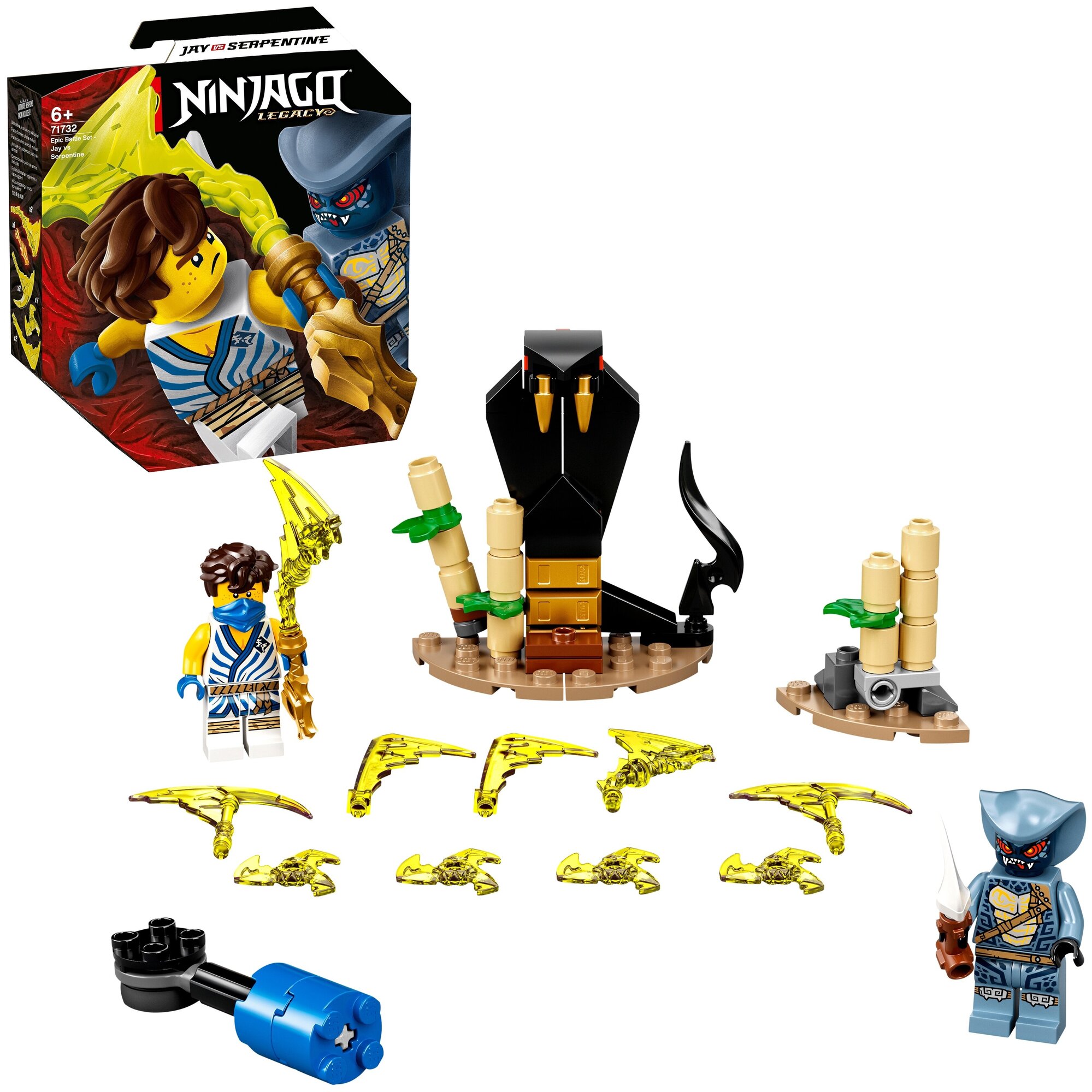 Конструктор LEGO Ninjago Легендарные битвы: Джей против воина-серпентина - фото №3