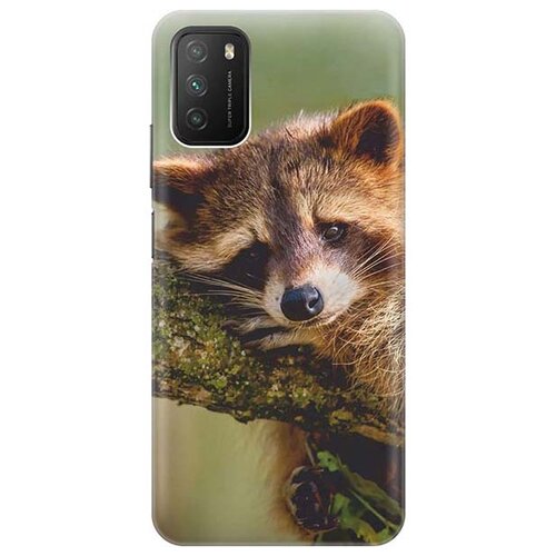 фото Ультратонкий силиконовый чехол-накладка для xiaomi redmi 9t / poco m3 с принтом gosso