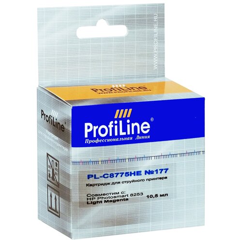 Картридж ProfiLine PL-C8775HE-LM, светло-пурпурный 18 compatible ink cartridges for hp363 use in hp c5180 c6180 c7280 3110 3207 3210 3213 3310 3313 7180 8230 8250 printer