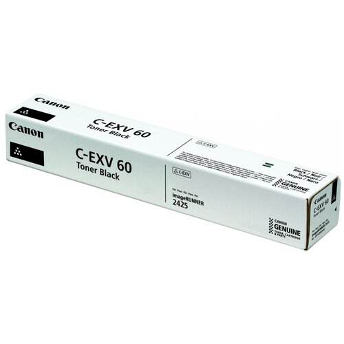 Картридж Canon C-EXV60 (4311C001), 10200 стр, черный canon картриджи комплектом canon c exv60 bk toner 3 pack 4311c001 3pk c exv 60 bk черный 30 6k