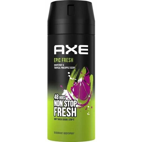 Спрей для тела Axe 150 мл Epic Fresh 150 мл (из Финляндии) axe дезодорант спрей musk 150 мл