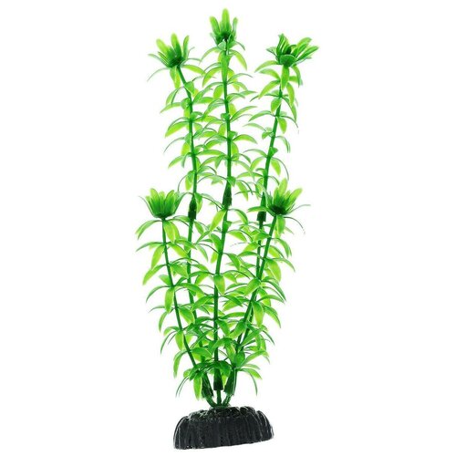 Растение для аквариума пластиковое Элодея зеленая, BARBUS, Plant 004 (20 см) искусственное растение barbus элодея 10 см зеленый