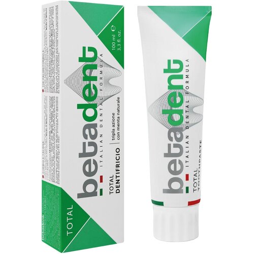 Зубная паста Betadent Total, 100 мл