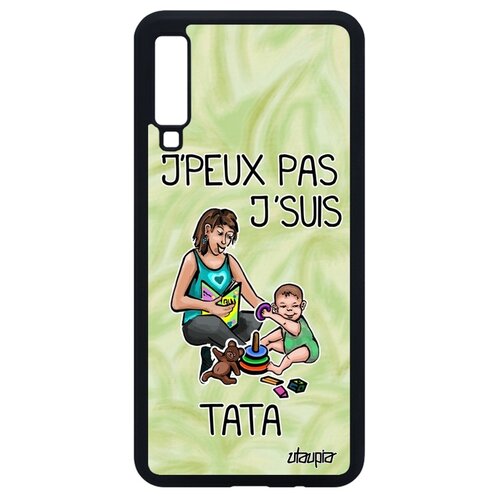 фото Чехол на мобильный galaxy a7 2018, "не могу - стала тетей!" пародия карикатура utaupia