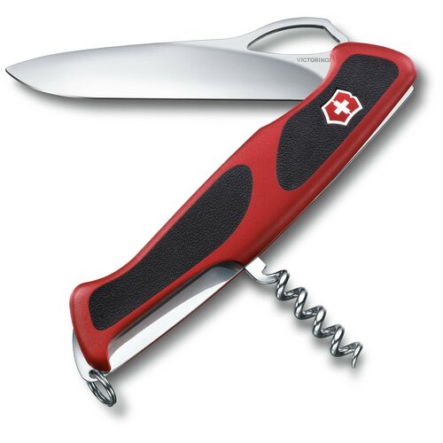 Мультитул брелок VICTORINOX RangerGrip 63 красный/черный