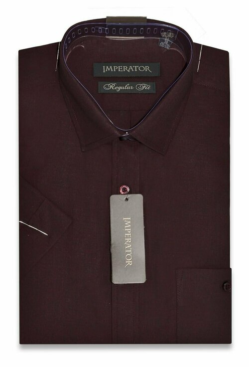 Рубашка Imperator, размер 40 ворот/170-176, бордовый