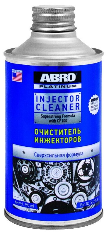 ABRO Очиститель инжектора ABRO PLATINUM INJECTOR CLEANER, 0.295л SI295