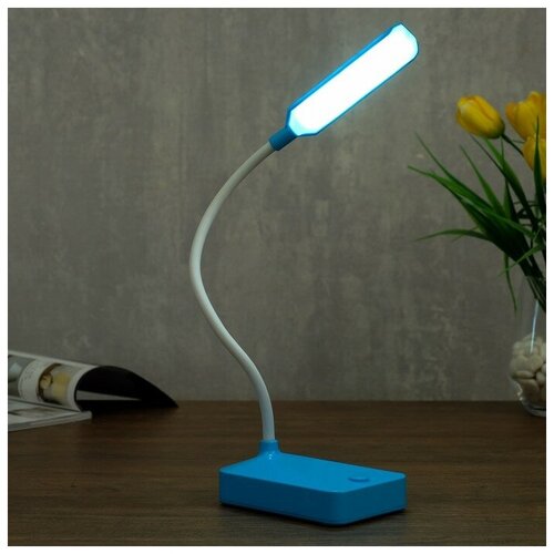 Лампа офисная светодиодная RISALUX 79955/1 (4734820), 2 Вт, голубой