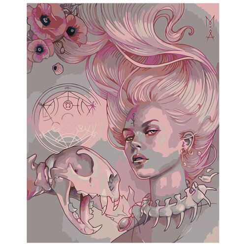 Картина по номерам Сюрреализм цвета роз, 40x50 см
