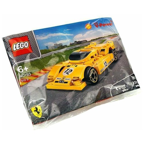 Конструктор LEGO Shell 40193 Феррари 512 S, 51 дет. модель машины ferrari f12 berlinetta 1 32