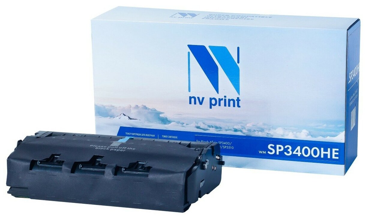 Картридж NV Print SP 3400HE черный для Ricoh SP-3400/3400n/3400sf/3410/3410dn/3410sf (5K) (407648) (NV-SP3400HE)